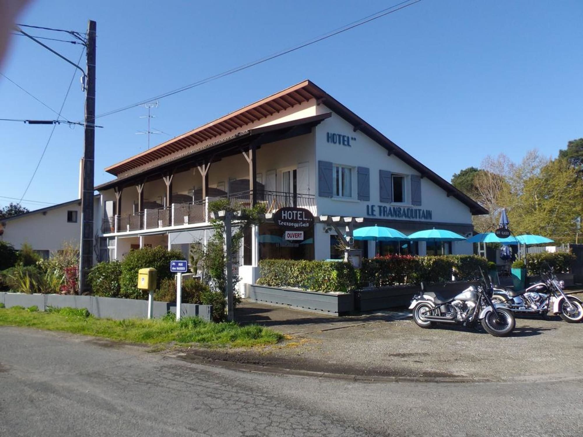 Hotel Cote Et Lac Biscarrosse Exterior foto
